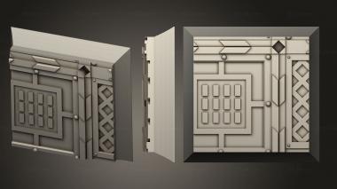 Bases square 20mm base indr 14 3d model