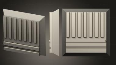 Bases square 20mm base indr 15 3d model