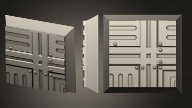 Bases square 20mm base indr 20 3d model
