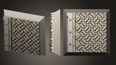 Bases square 20mm base indr 43 3d model