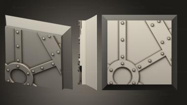 Bases square 20mm base indr 59 3d model