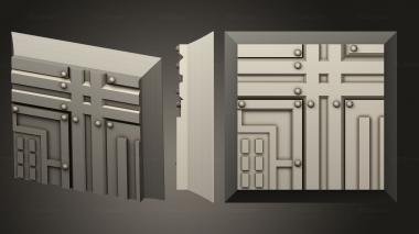 Bases square 20mm base indr 64 3d model