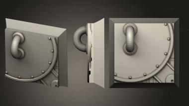 Bases square 20mm base indr 85 3d model