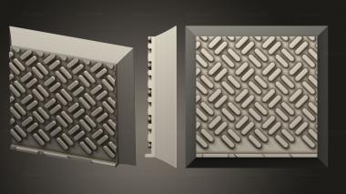 Bases square 20mm base indr 92 3d model