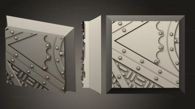 Bases square 20mm base indr 98 3d model