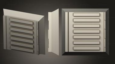 Bases square 20mm base indr 100 3d model