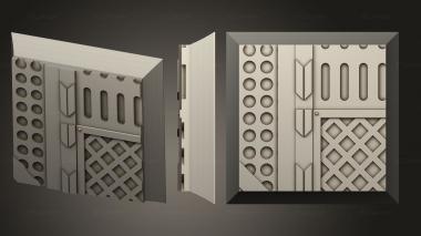 Bases square 20mm base indr 109 3d model
