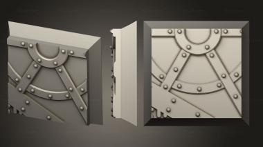 Bases square 20mm base indr 118 3d model