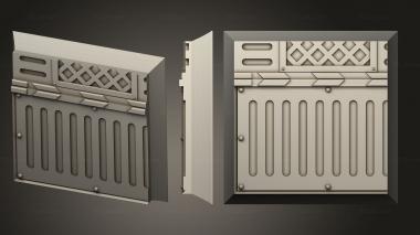 Bases square 25mm base indr 17 3d model