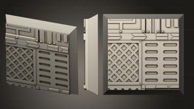 Bases square 25mm base indr 19 3d model