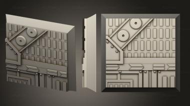 Bases square 25mm base indr 26 3d model
