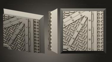 Bases square 25mm base indr 56 3d model