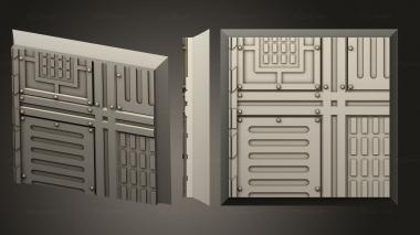 Bases square 32mm base indr 17 3d model