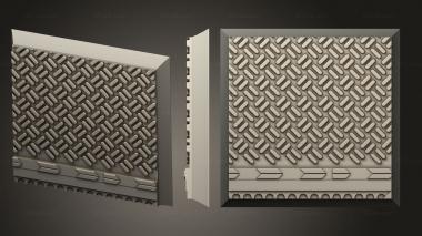 Bases square 32mm base indr 25 3d model