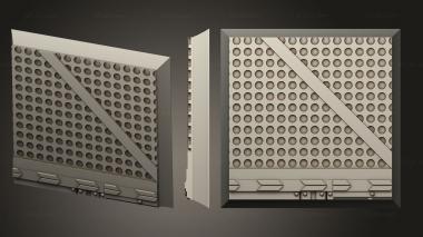 Bases square 32mm base indr 38 3d model