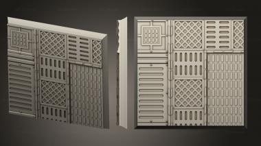 Bases square 50mm base indr 07 3d model