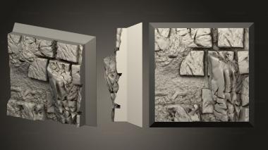 Bases Square Bases 20mm 07 3d model