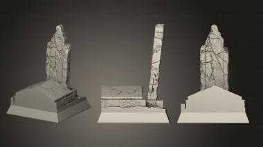 Bases Square Bases 20mm 08 3d model