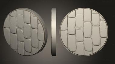 Bases stone base bundle 01 3d model