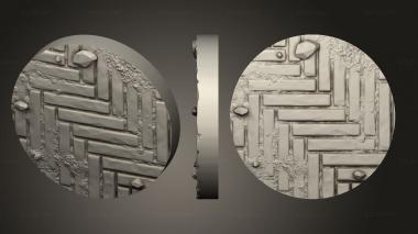 Bases Tile Bases 25mm3 3d model