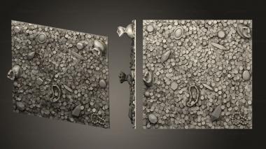 Bases Treasure 50mm square marked topper 3d model