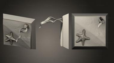 Bases Underwater 5mm square base magnet 3d model