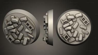 Bases Urban Apocalypse 32mm round magnet V2 3d model