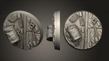 Bases Urban Apocalypse 50mm round base magnet 3d model