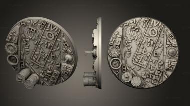 Bases Urban Apocalypse 100mm round base magnet 3d model