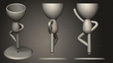 Bases Vaso Dancarino base separada 3d model