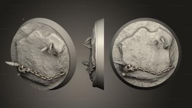 Bases War Daemons Round 32mm 2 3d model