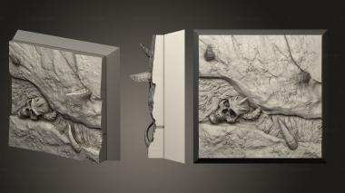 Bases War Daemons Square 20mm 2 3d model