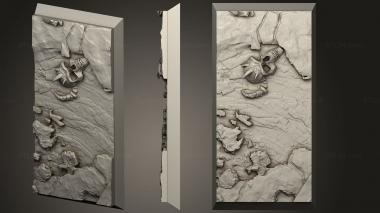 Bases War Daemons Square 50mm 25mm 3 3d model