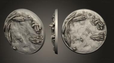 Bases Woodland 80mm 3d model