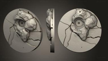 Bases Yorha 2b Nier Automata Base rock v2 1 3d model