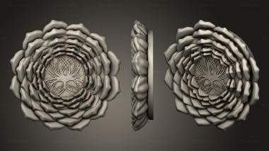Bases Bell Shrine Lotus Lotus 3d model