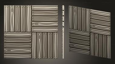 Bases Floor Wood 3d model