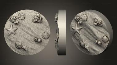 Bases Deep Sea Creatures Ocean Floor 3d model