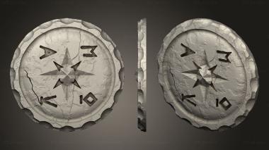 Bases Copper coin side 3d model