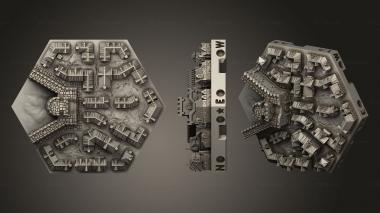 Bases Epic Cities Wall 3d model