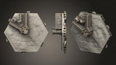 Bases Epic Cities Wall 3d model