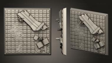 Bases Gravehaunt Vampires Sq 3d model