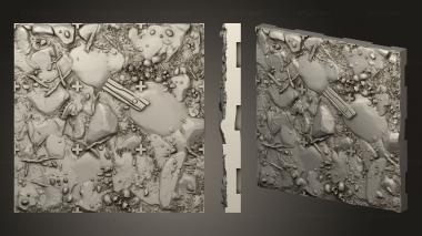 Bases rock FIELD CENTER 3d model