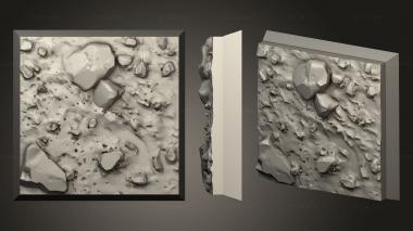 Bases Lootah Steel Cut Square 3d model