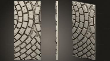 Bases Medieval Road Toppers 3d model