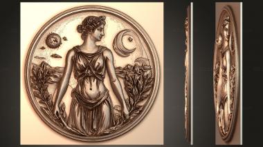 Various bas-reliefs BRD_000116 3d model
