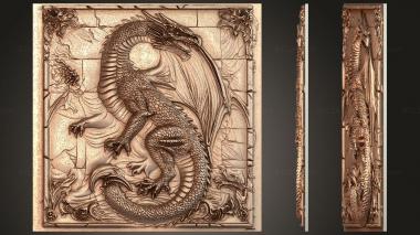 Fantasy and Fairy Tales Basilisk on top of the tower - height and defense 3d model