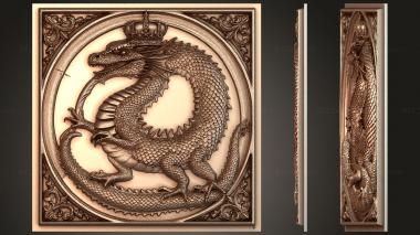 Fantasy and Fairy Tales Crowned Basilisk - Lord of Destruction 3d model