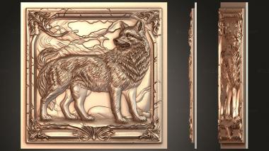 Fantasy and Fairy Tales Heraldic Wolves - Memory of Ancestors 3d model