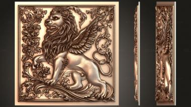 Fantasy and Fairy Tales Heraldic Lion - Strength of Royal Spirit 3d model